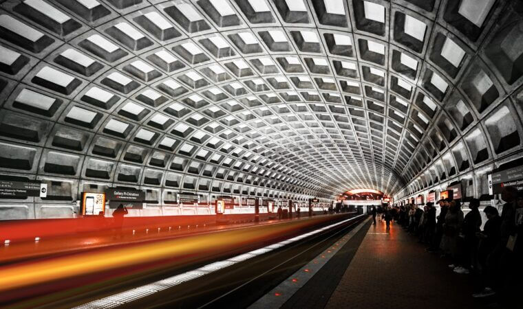Car Falls on Metro Tracks